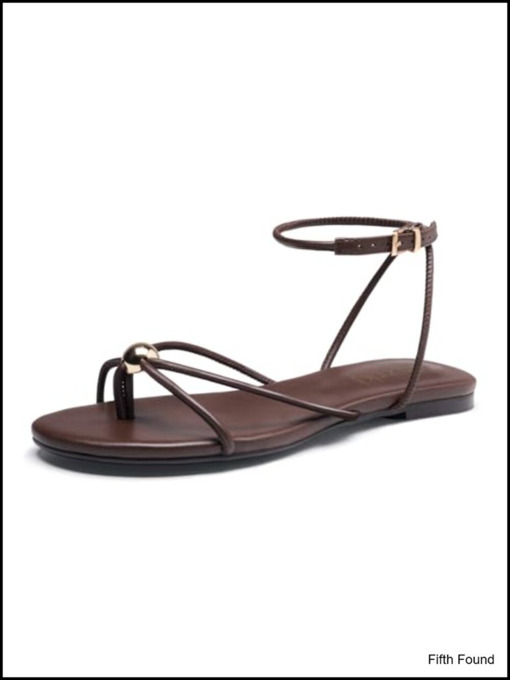 Strappy Flat Sandals Open Toe Ankle Strap Thong Sandals Summer Beach Dressy